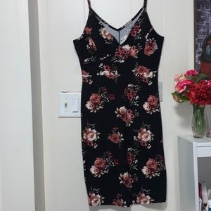Floral bodycon dress